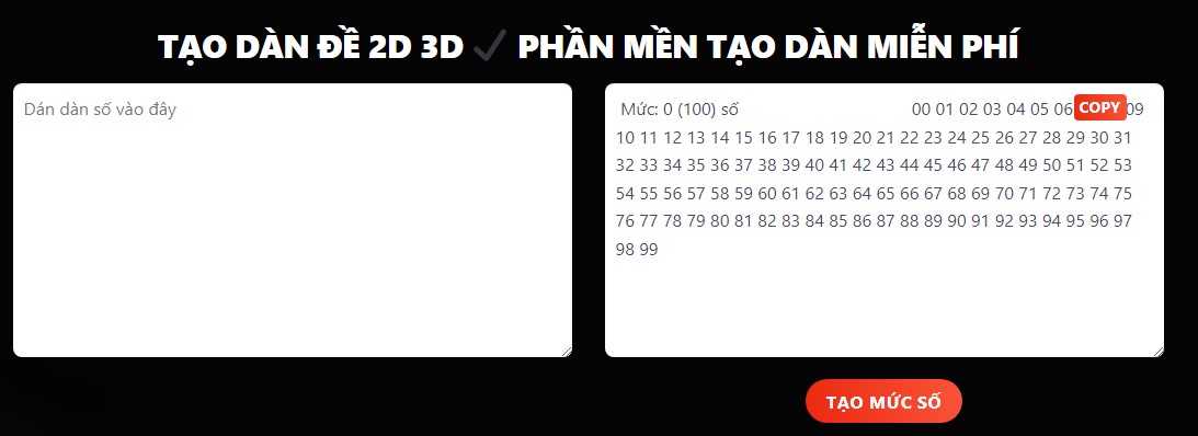 phần mềm tạo dàn đề